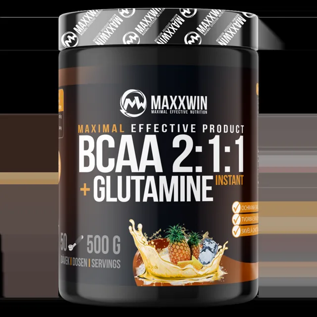 MAXXWIN BCAA + Glutamine 500g - ananas