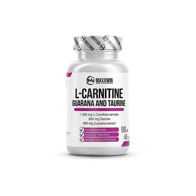 MAXXWIN L-carnitine guarana taurine 90 kapslí