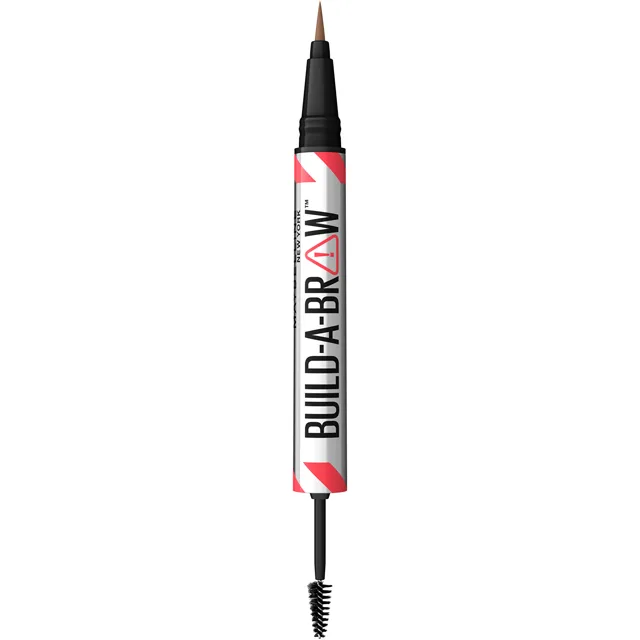 Maybelline Fix a gel na obočí Build A Brow Brow Pen + Sealing Gel 1,4 g 255 Soft Brown