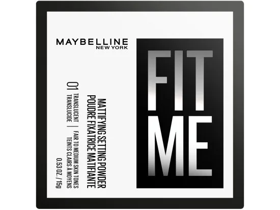 Maybelline New York Face Fit Me Loose pudr 01 Transculent 15 g
