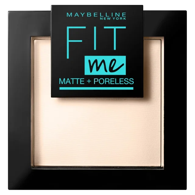 Maybelline New York Fit Me Mat & Poreless Powder, 105 přírodní 9 g