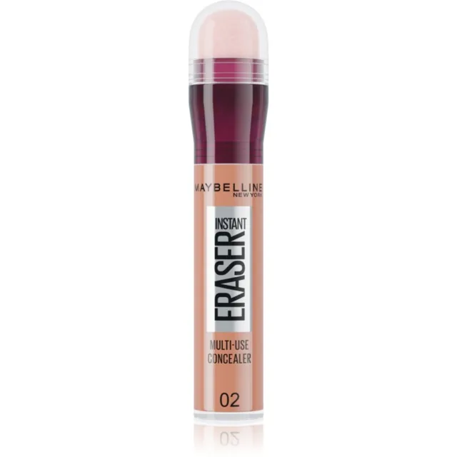 MAYBELLINE NEW YORK Instant Anti Age Eraser tekutý korektor s houbičkovým aplikátorem odstín 02 Nude 6.8 ml