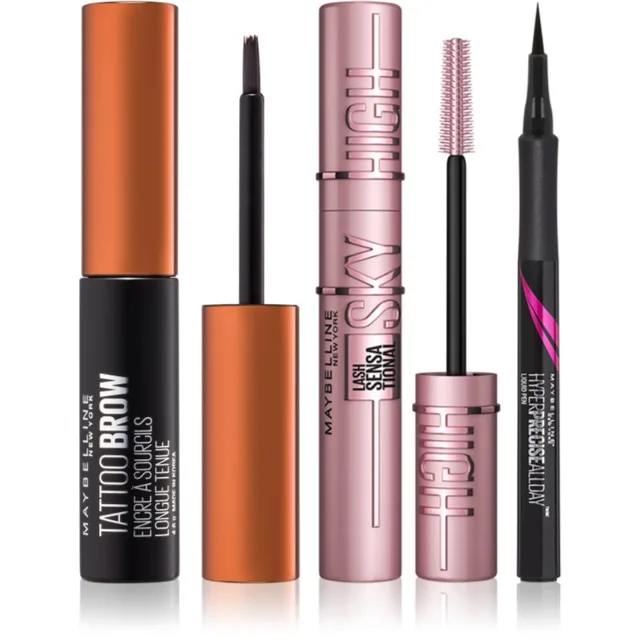 MAYBELLINE NEW YORK Make-Up Set set za zvýhodněnou cenu na oči a obočí Medium Brown