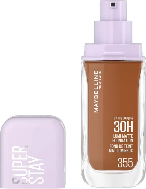 Maybelline New York Superstay 30H Lumi-Matte Foundation –odstín 355 dlouhotrvající tekutý make-up 35ml