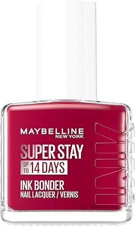 Maybelline New York Superstay Ink Bonder – lak na nehty 12 ml odstín 500 Lacquer Red)