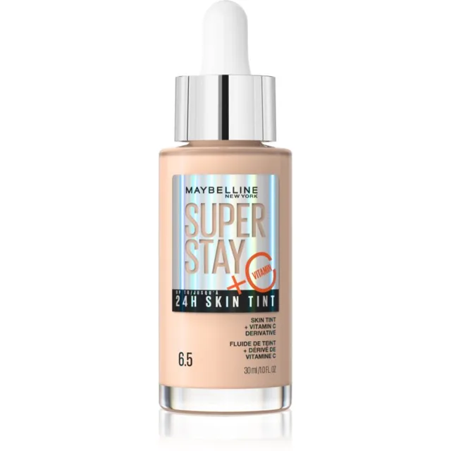 MAYBELLINE NEW YORK SuperStay Vitamin C Skin Tint sérum pro sjednocení barevného tónu pleti odstín 6.5 30 ml