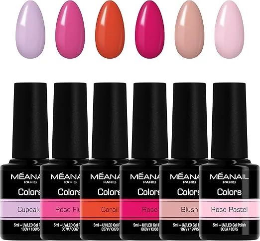 Méanail Meanail Paris Gel Nail Polish Set 6x8ml
