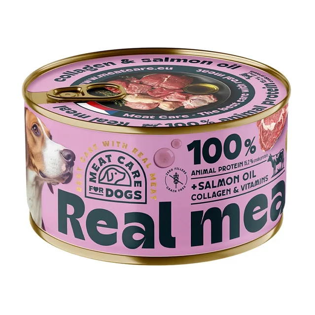 MEAT CARE For pets real meal konzerva pro psy hovězí 400 g