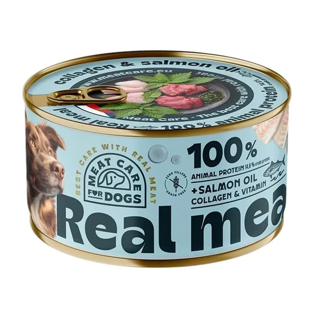 MEAT CARE For pets real meal konzerva pro psy ryba 400 g