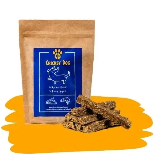 Meatlover hypoalergenní pochoutkové rybí tyčinky s lososem - 140 g - Týdenní dávka (7 rybích tyčinek)