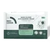 MED-COVER Wash Gloves with Barrier Cream 8ks