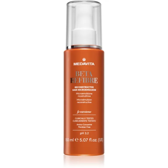 Medavita Beta Refibre Reconstructive Hair Microemulsion posilující sérum na vlasy 150 ml