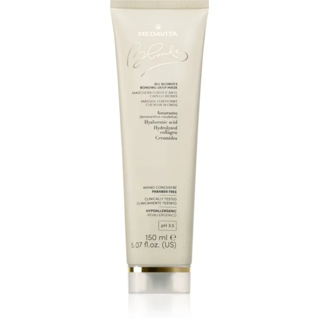 Medavita Blondie All Blondes Bonding Deep Mask posilující maska pro barvené vlasy 150 ml