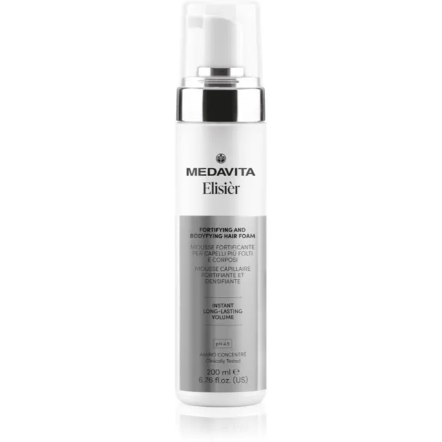 Medavita Elisiér Fortifying & Bodyfying Hair Foam objemová pěna pro unavené vlasy 200 ml