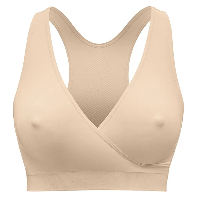 MEDELA Noční těhotenská a kojící podprsenka Keep Cool™ M béžová 1 ks