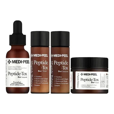 MEDI PEEL BOR-TOX 5 PEPTIDE MULTI CARE KIT Korejská kosmetika sada 4 produkty