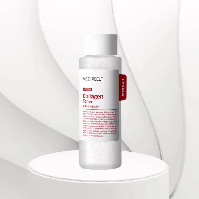 MEDI-PEEL - Red Lacto Collagen Soothing Essence Toner - Kolagenový zjemňující toner - 200 ml
