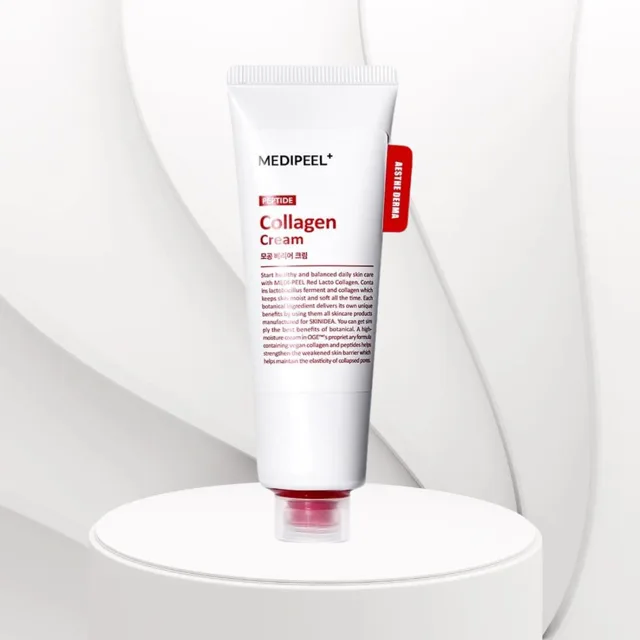 MEDI-PEEL - Red Lacto Peptide Collagen Barrier Cream - Kolagenový krém pro celkové zlepšení pleti - 80 ml