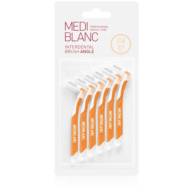 MEDIBLANC Mezizubní kartáček 0,7 mm žlutý 6 ks