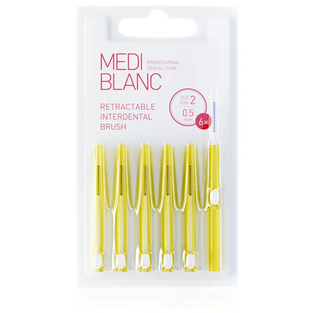 MEDIBLANC Mezizubní kartáčky 0,5 mm vysouvací 6 ks