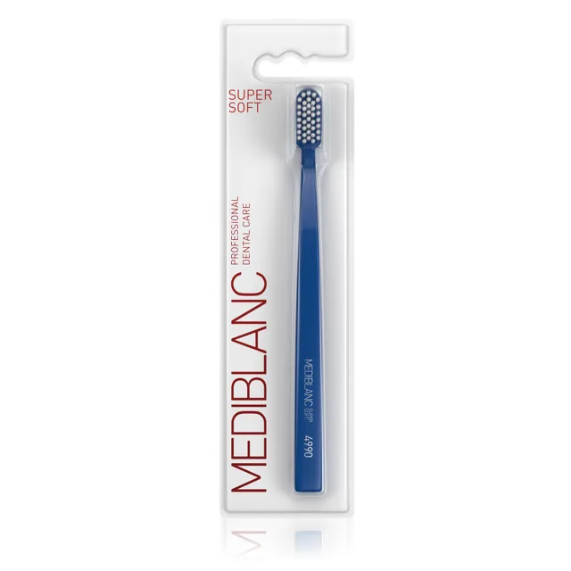 MEDIBLANC Zubní kartáček Super Soft 1 ks modrý