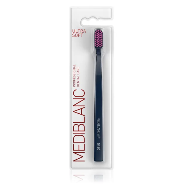 MEDIBLANC Zubní kartáček Ultra Soft 1 ks tmavě modrý