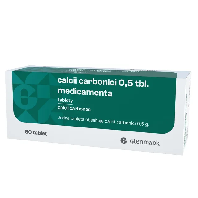 Medicamenta Calcii Carbonici 0,5 tbl. 50 tablet