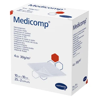 Medicomp Kompres sterilní 10 x 10 cm 25 x 2 ks