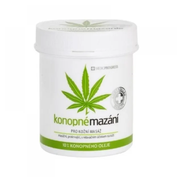 MEDICPROGRESS Konopné mazání 10% 250 ml