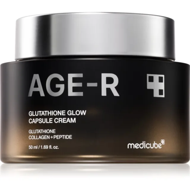 medicube Age-R Glutathione Glow Capsule Cream intenzivní protivráskový krém pro rozjasnění a hydrataci 50 ml