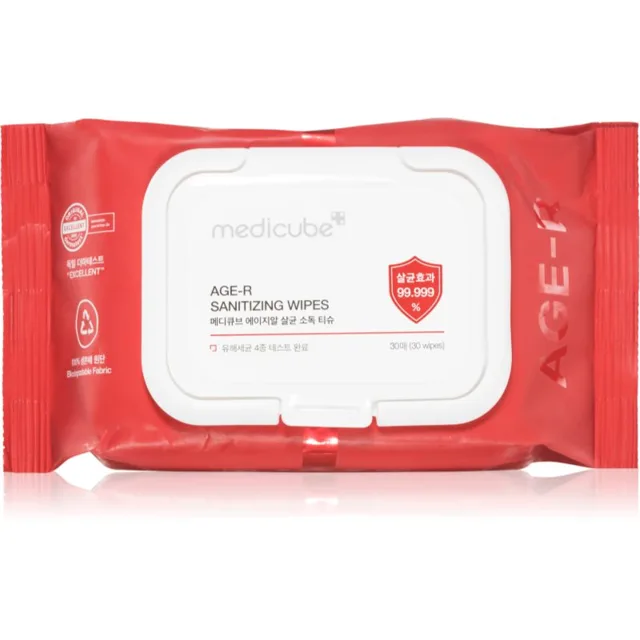 medicube Age-R Sanitizing Wipes vlhčené ubrousky 30 ks