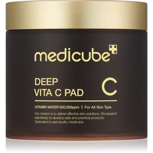 medicube Deep Vita C Pad intenzivně revitalizační polštářky pro rozjasnění a vyhlazení pleti 70x1 ks