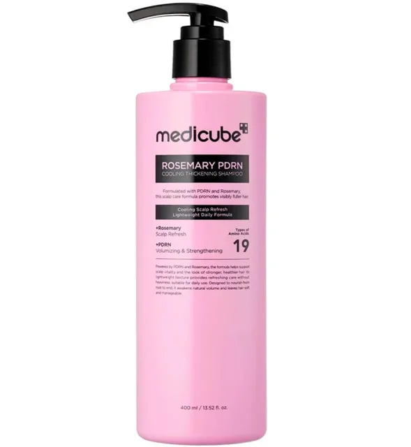 Medicube Osvěžující šampon Rosemary Pdrn Cooling Thickening Shampoo 400 ml