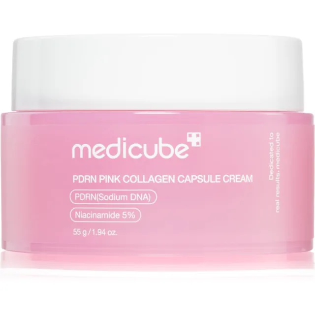 medicube PDRN Pink Collagen Capsule Cream hydratační pleťový krém se zpevňujícím účinkem 55 g