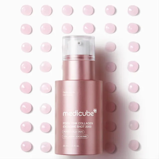 Medicube - PDRN Pink Collagen Exosome Shot Serum 2000 - Sérum s PDRN, růžovým kolagenem a exosomy - 30 ml