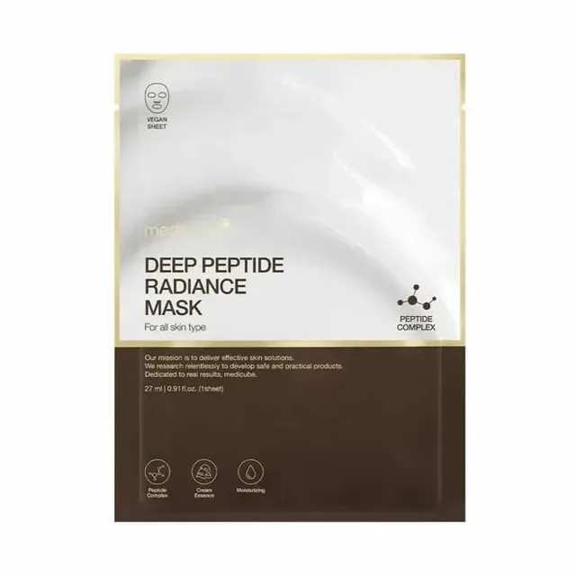 Medicube Rozjasňující pleťová maska Deep Peptide Radiance Mask 27 ml