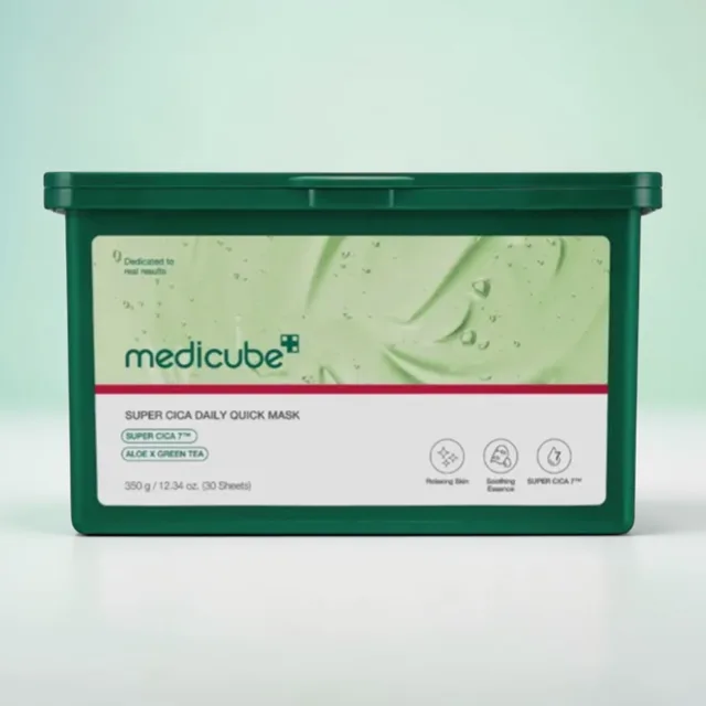 MEDICUBE -  Super Cica Daily Quick Mask - Super Cica každodenní rychlá pleťová maska - 350 g