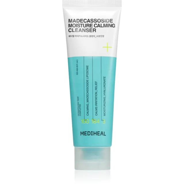 MEDIHEAL Madecassoside Moisture Calming Cleanser hydratační čisticí gel se zklidňujícím účinkem 120 ml