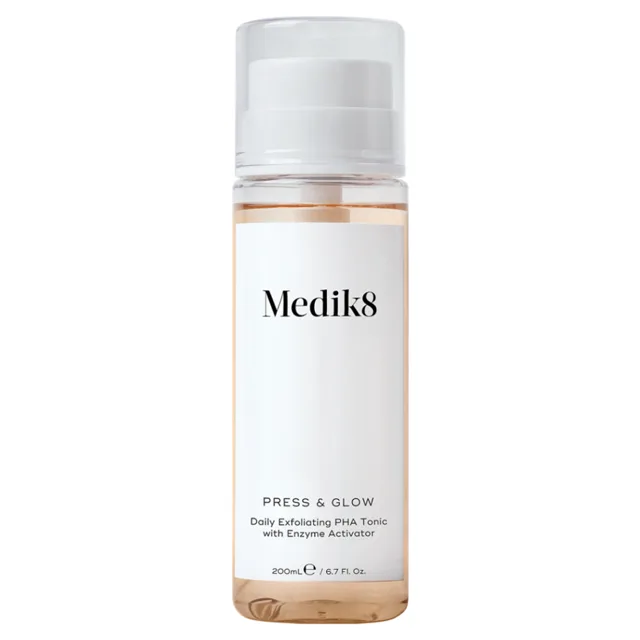 MEDIK8 Press & Glow Rozjasňující exfoliační tonikum 200 ml