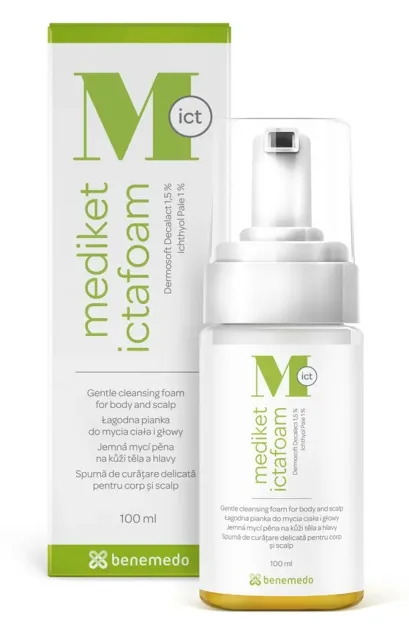 Mediket Ictafoam mycí pěna seborea 100 ml