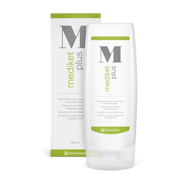 MEDIKET Plus  šampon suché a mastné lupy 200 ml