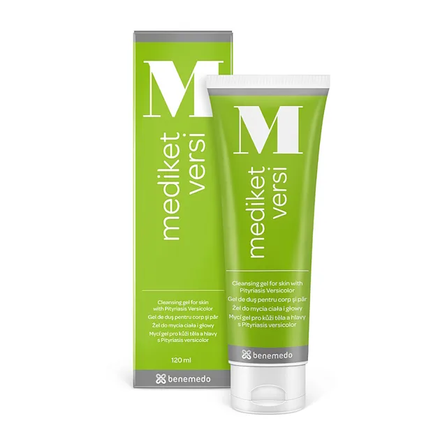 MEDIKET Versi mycí gel Pityriasis versicolor 120ml