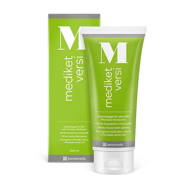 MEDIKET Versi mycí gel Pityriasis versicolor 200 ml