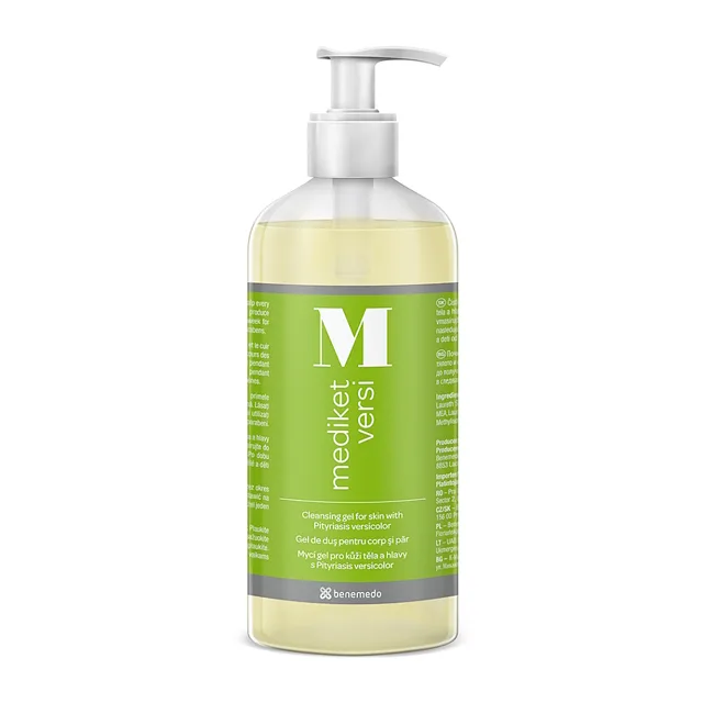 MEDIKET Versi mycí gel Pityriasis versicolor 500 ml