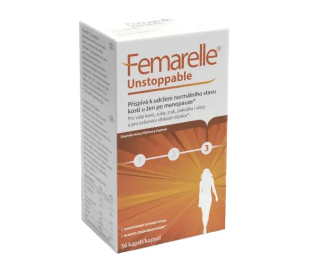 Medindex Femarelle Unstoppable 60+ 56 kapslí