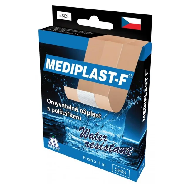 MEDIPLAST-F rychloobvaz náplast omyvatelná 8 cm x 1 m