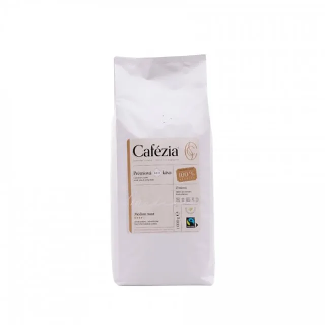 MEDIUM ROAST zrnková středně pražená BIO káva, 1000 g