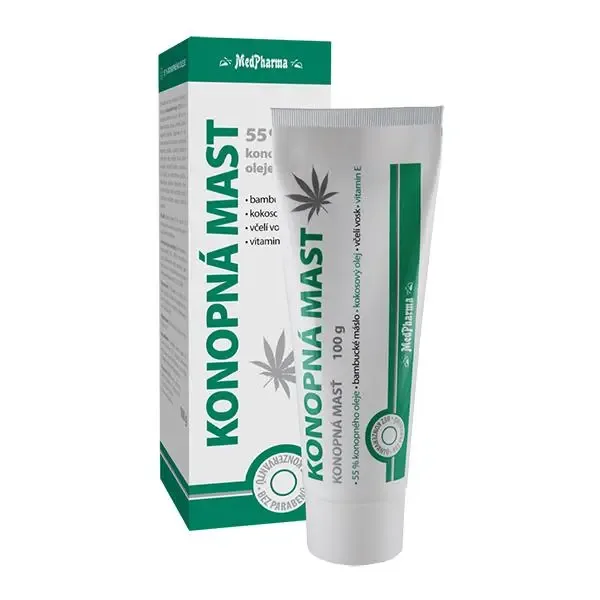 MEDPH Konopná mast 55 % konopného oleje 100 g
