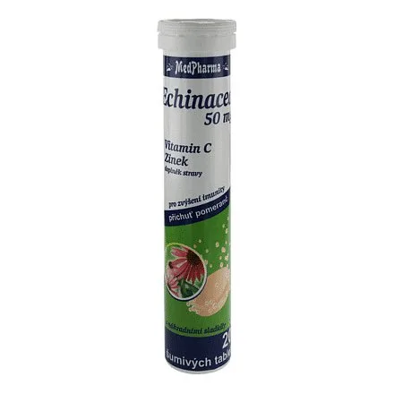 Medpharma Echinacea 50mg+vit.c+zn Tbl.eff.20