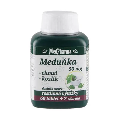 MedPharma Meduňka+chmel+kozlík tbl.67